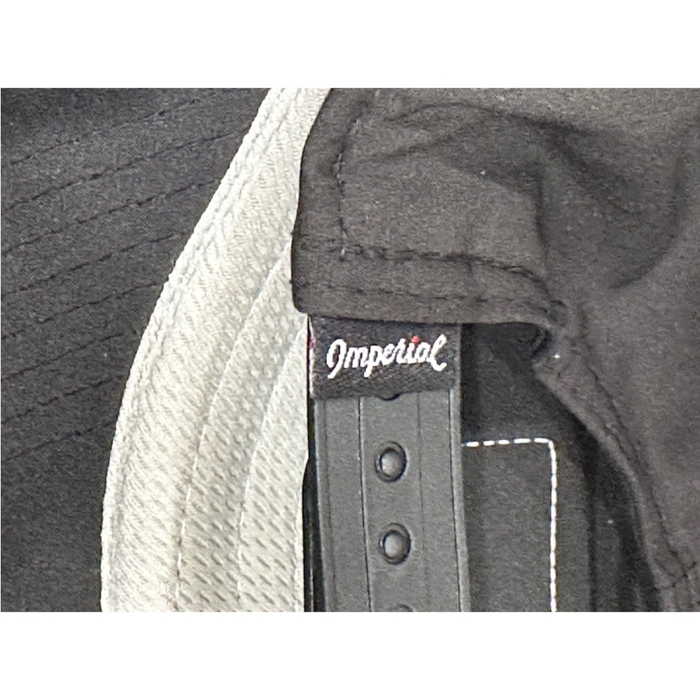 Imperial “Sorry I’m Golfing” Rope Hat SnapBack Black Hat With White Rope - Picture 7 of 8